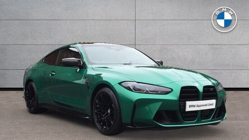 Green Used 2022 BMW M4 Competition Edition Coupe | £51,850 (Good price) - Image 1/4