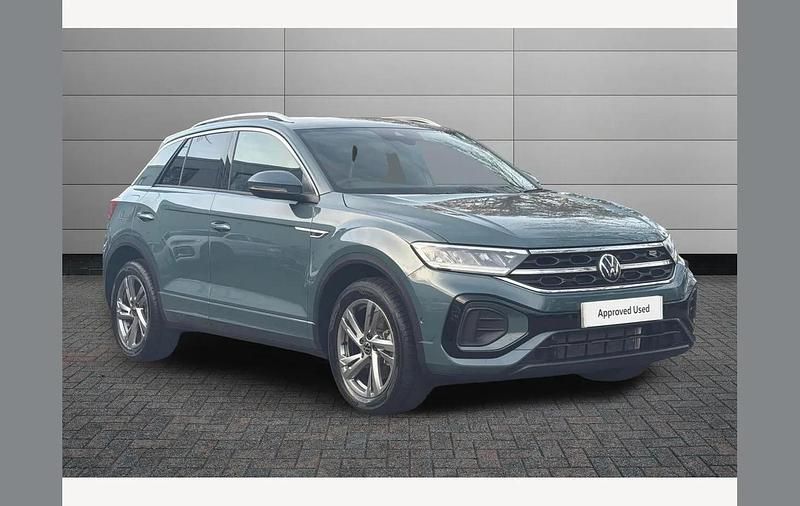 Blue Used 2025 VW T-Roc R-line SUV | £26,450 (Fair price) - Image 1/3