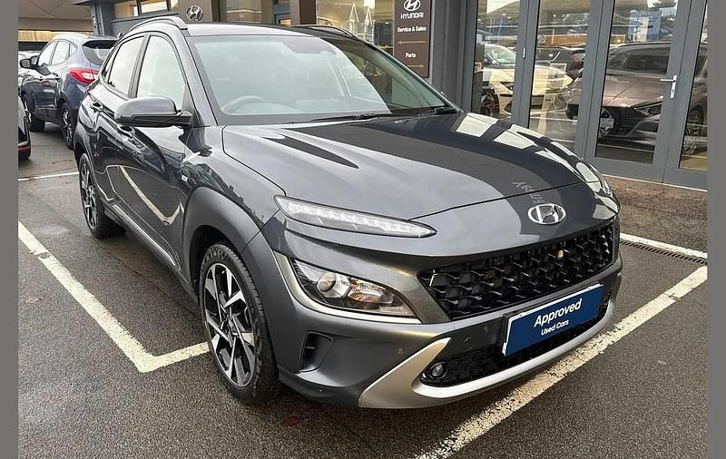 Grey Used 2021 Hyundai Kona Premium SUV | £14,329 (Fair price) - Image 1/4