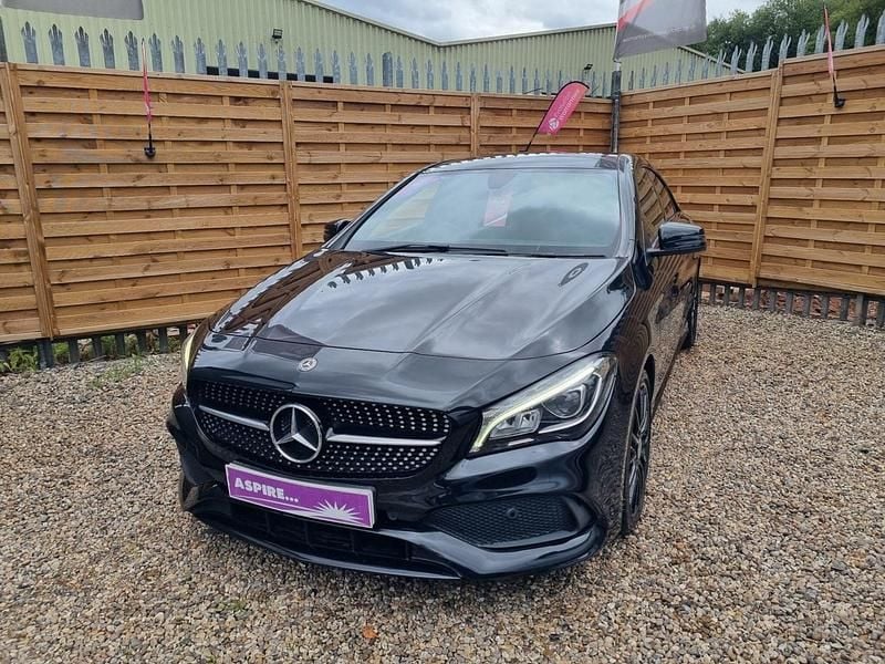 Black Used 2017 Mercedes CLA220 AMG line Sedan | £13,495 (Fair price) - Image 1/4