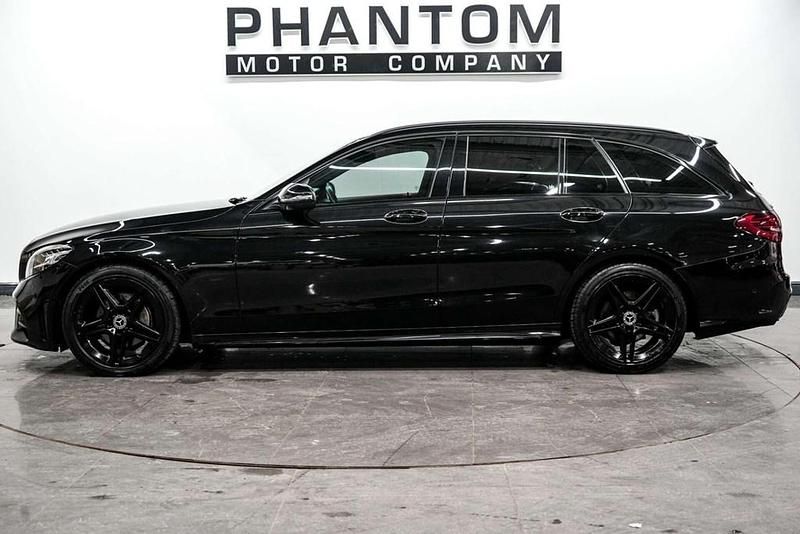 Used Mercedes C220 AMG line 2019 Black Estate