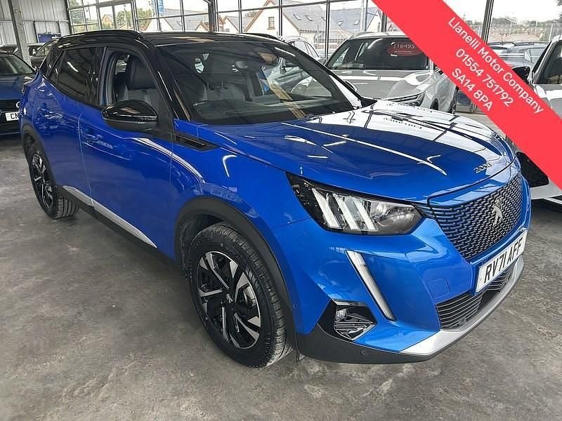 Blue Used 2021 Peugeot e-2008 GTi SUV | £13,750 (A bit pricey) - Image 1/4