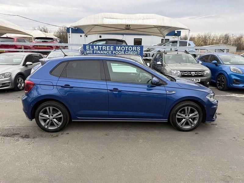 Used VW Polo R-line 95 HP (69 kW) 2019 Blue Hatchback
