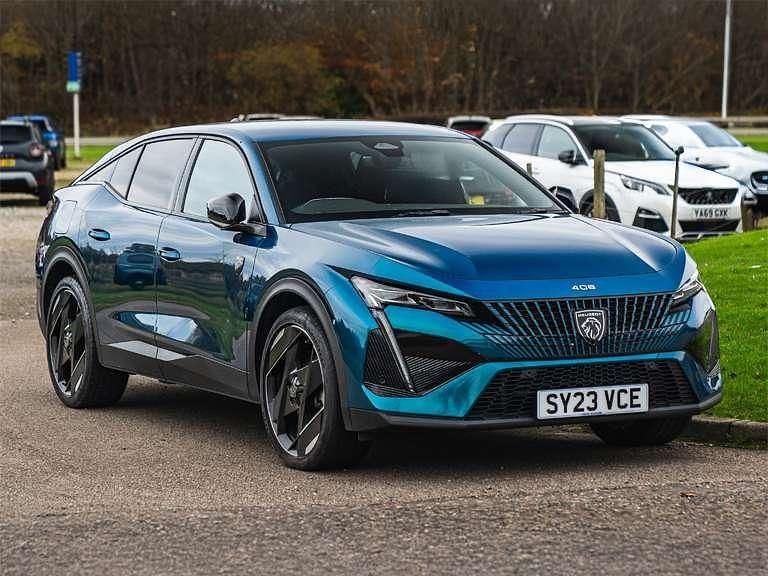 Blue Used 2023 Peugeot 408 GTi Sedan | £21,650 (A bit pricey) - Image 1/4