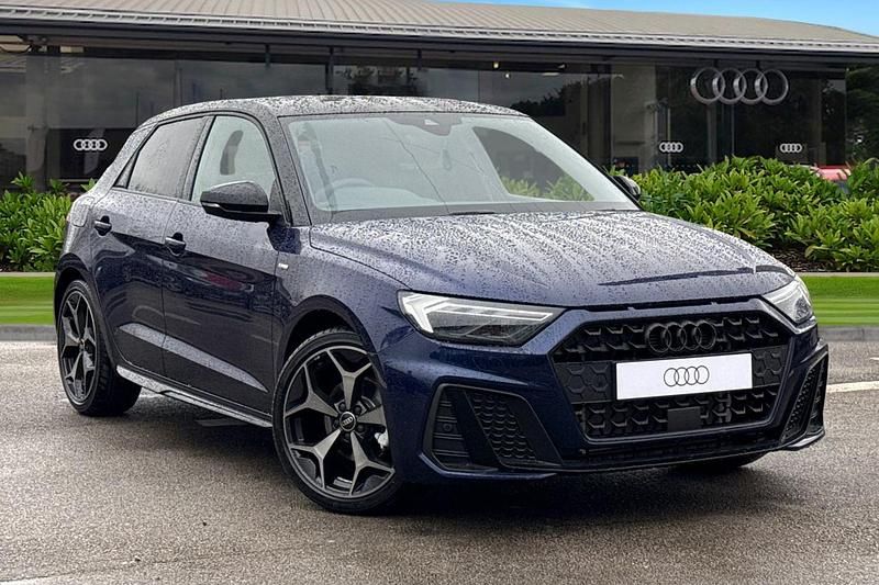 New Audi A1 Sportback Black Edition 2026 Blue Hatchback