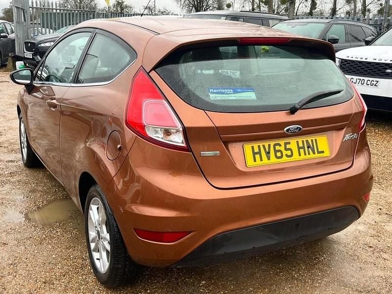 Used Ford Fiesta Zetec 2015 Brown Hatchback