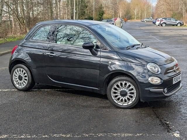 Used Fiat 500 Lounge 69 HP (50 kW) 2018 Black Hatchback