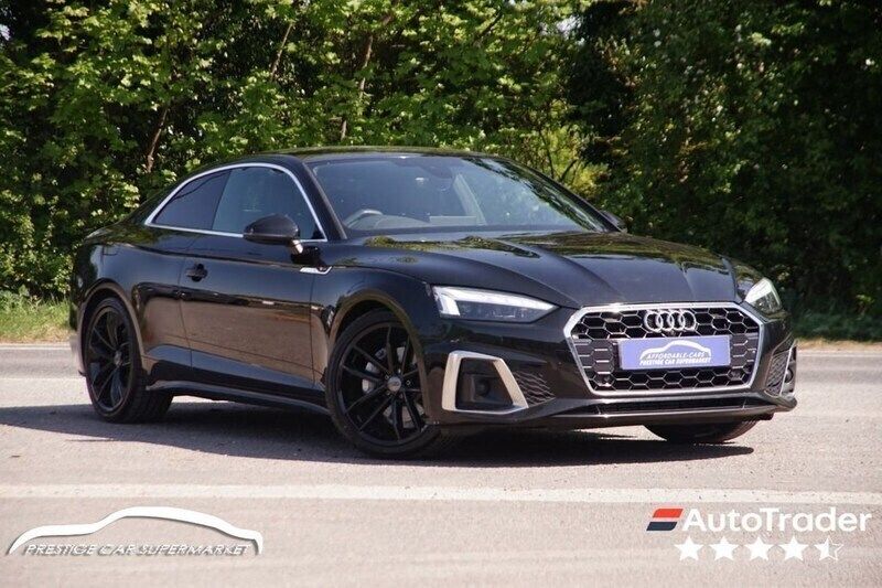 Black Used 2021 Audi A5 S-Line Coupe | £19,999 (Fair price) - Image 1/4