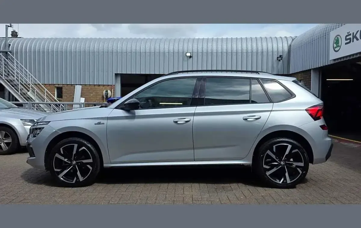 Used Skoda Kamiq Monte Carlo 115 HP (84 kW) 2025 Brilliant silver metallic SUV
