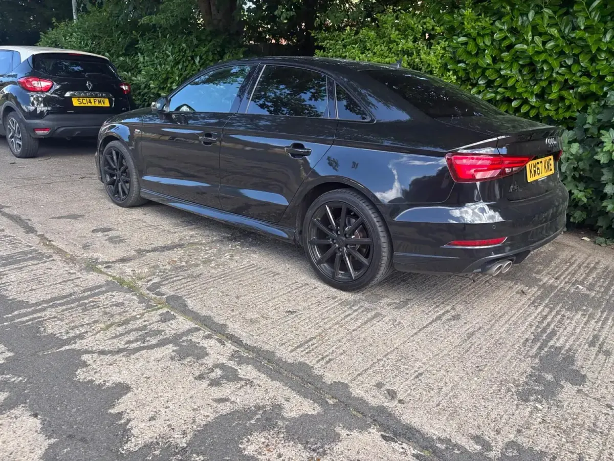 Used Audi A3 Black Edition 150 HP (110 kW) 2018 Black Sedan