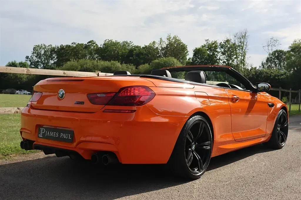 Used BMW M6 Cabriolet Comfort Edition 560 HP (411 kW) 2015 Orange Cabriolet