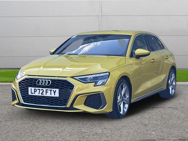 Used Audi A3 Sportback S-Line 108 HP (79 kW) 2023 Yellow Hatchback