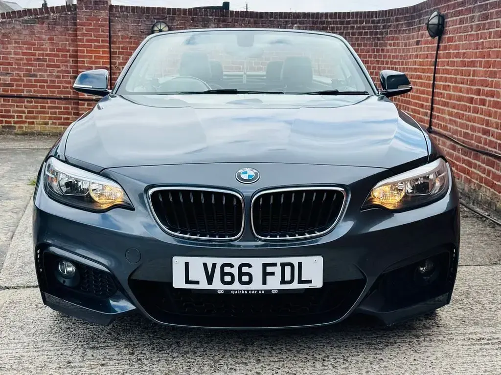 Used BMW 218 M Sport 136 HP (100 kW) 2016 Grey Cabriolet