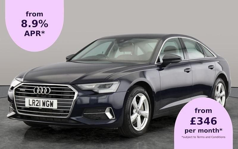 Blue Used 2021 Audi A6 Sport Sedan | £19,385 (Fair price) - Image 1/1