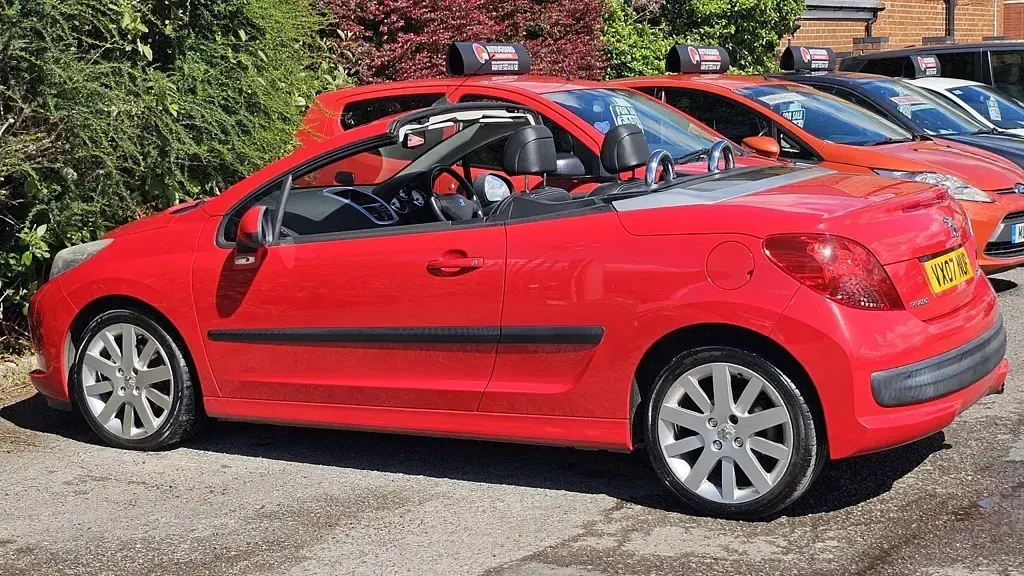 Used Peugeot 207 CC GTi 2007 Red Cabriolet