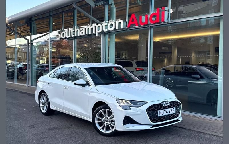 White Used 2024 Audi A3 Sport Sedan | £23,590 (Good price) - Image 1/4