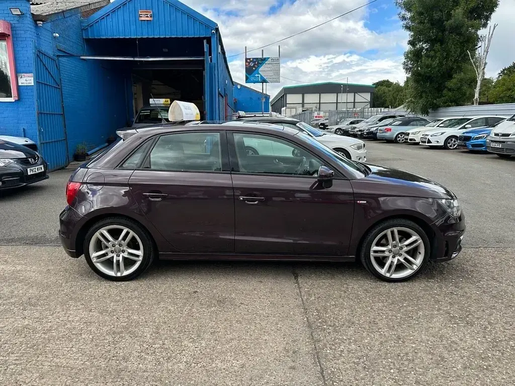Used Audi A1 Sportback S-Line 105 HP (77 kW) 2012 Red Hatchback