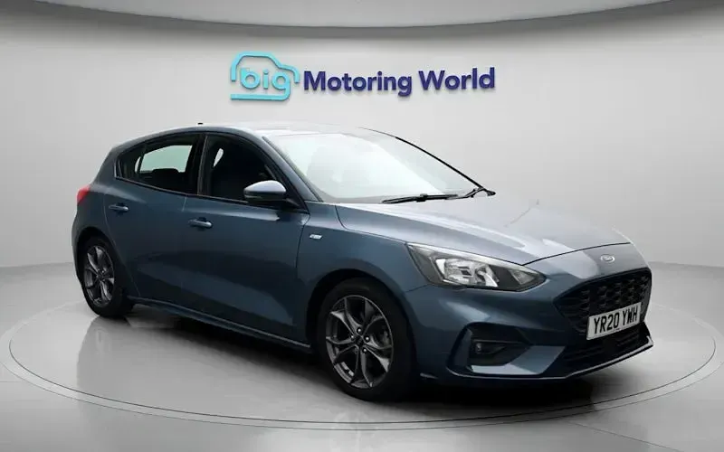 Used Ford Focus ST-Line 125 HP (91 kW) 2020 Blue Hatchback