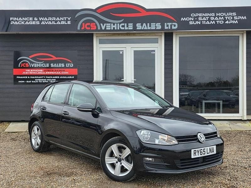 Used VW Golf VII Match 125 HP (91 kW) 2016 Black Hatchback