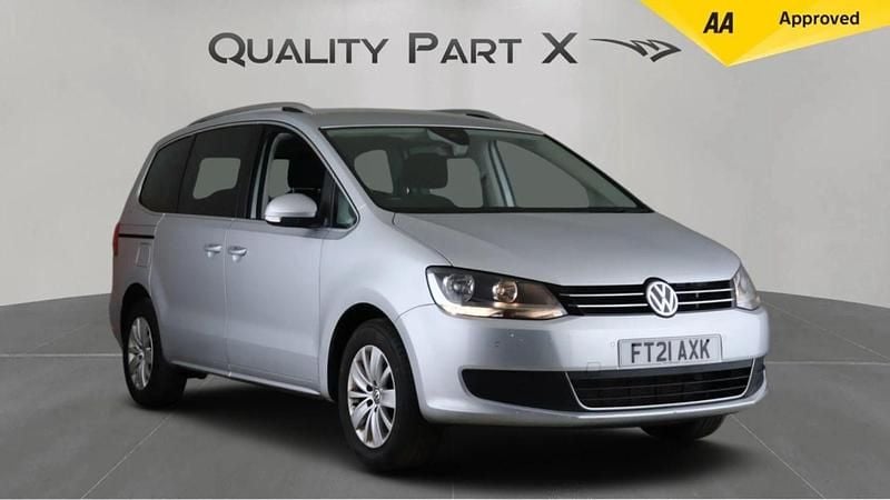 Silver Used 2021 VW Sharan SE MPV | £16,380 (Fair price) - Image 1/3