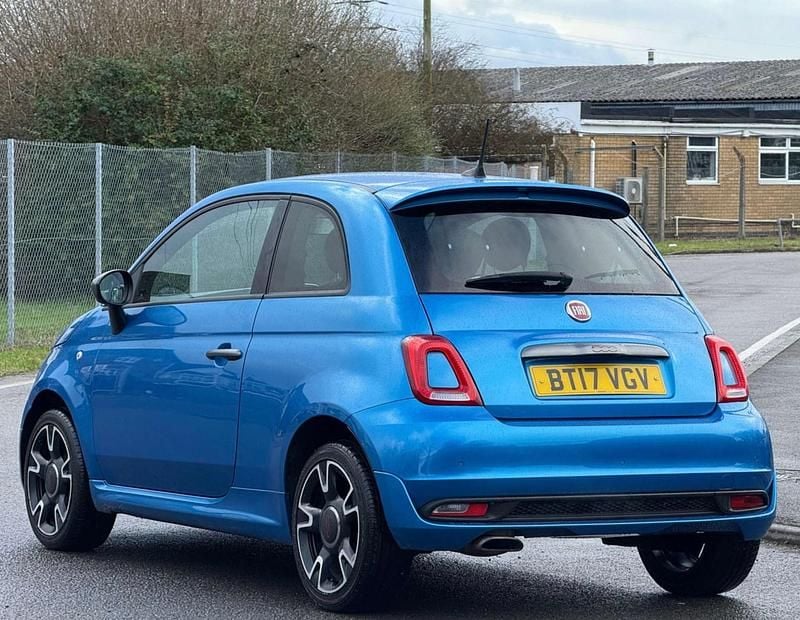 Used Fiat 500S S 69 HP (50 kW) 2017 Blue Hatchback