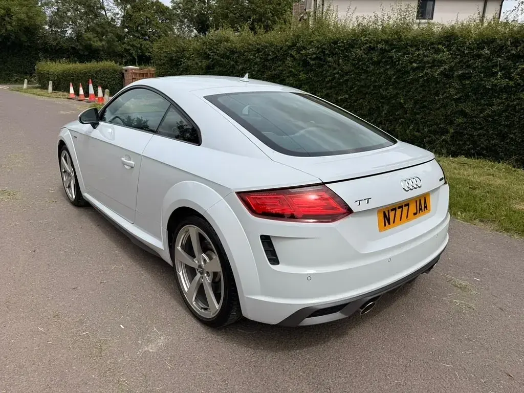 Used Audi TT S-Line 245 HP (180 kW) 2019 Metallic white Coupe