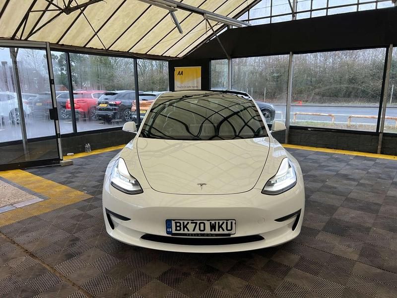 Used Tesla Model 3 Long Range AWD 366 kW (498 HP) 2020 White Sedan