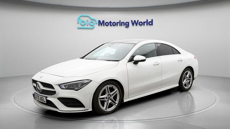 Used Mercedes CLA180 AMG line 134 HP (98 kW) 2020 White Sedan