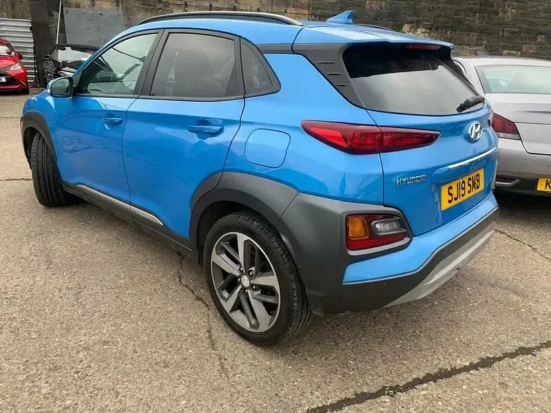 Used Hyundai Kona Premium 120 HP (88 kW) 2019 Blue SUV