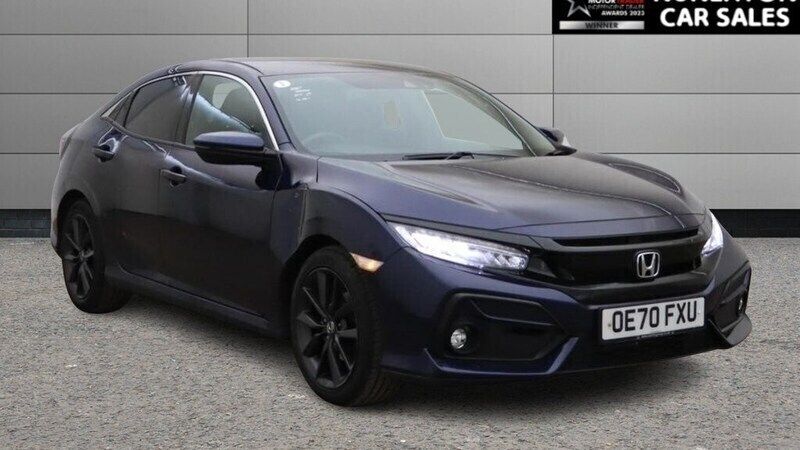 Blue Used 2020 Honda Civic SR Hatchback | £14,875 (Fair price) - Image 1/4