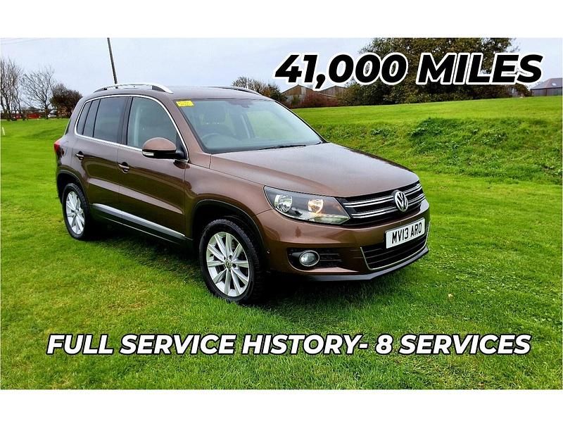 Brown Used 2013 VW Tiguan SE SUV | £9,595 (Fair price) - Image 1/4