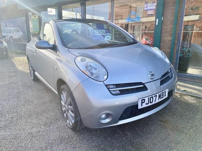 Silver Used 2007 Nissan Micra Cabriolet | £3,250 (Fair price) - Image 1/4