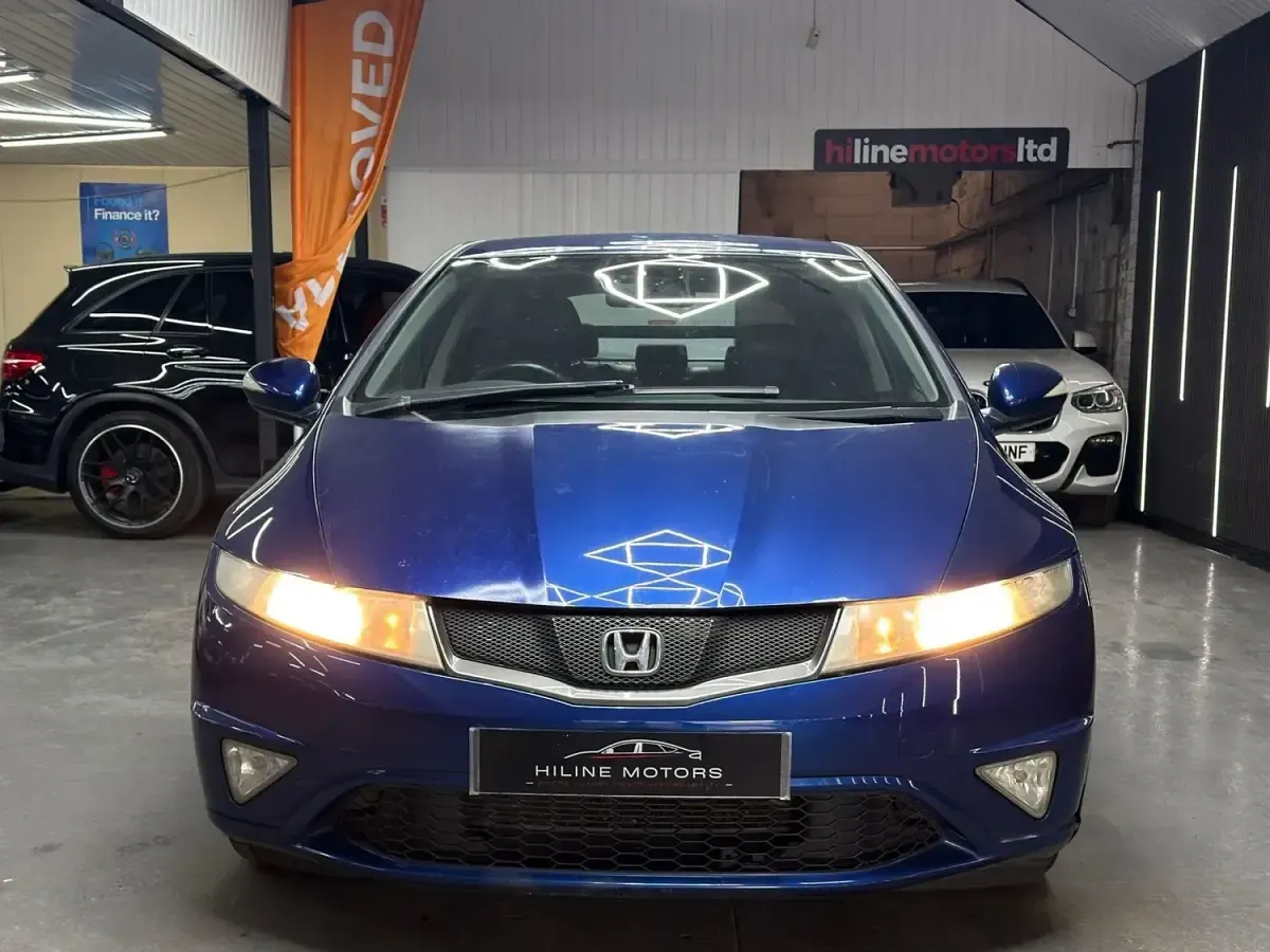 Begagnad Honda Civic SI 2011 Blå Halvkombi