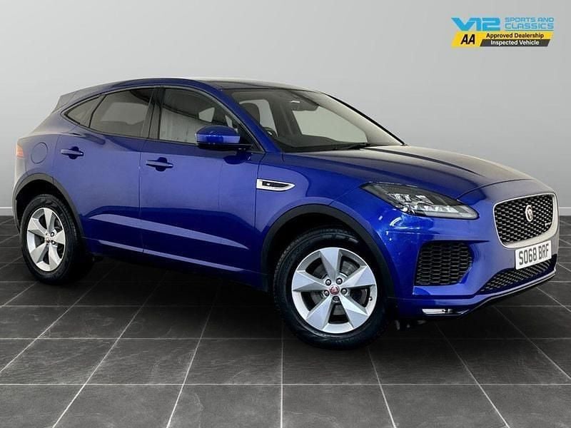 Blue Used 2018 Jaguar E-Pace R-Dynamic SUV | £13,495 (Fair price) - Image 1/2