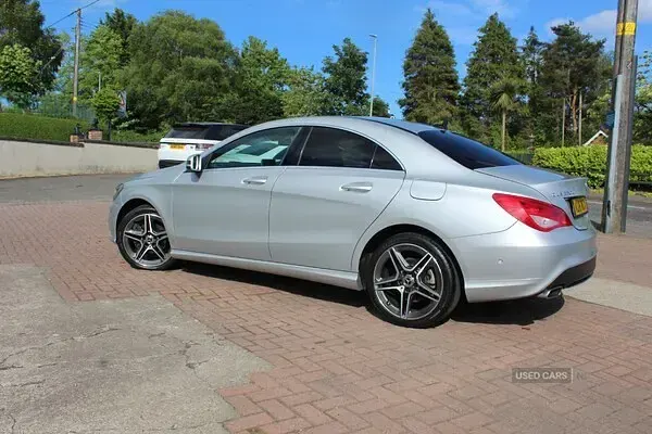 Used Mercedes CLA220 177 HP (130 kW) 2016 Silver Coupe