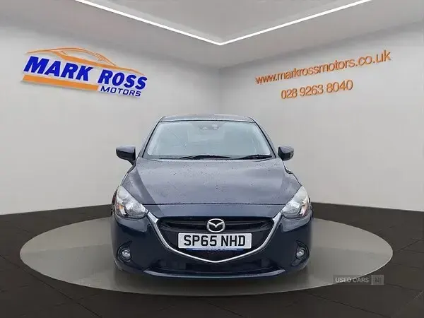 Used Mazda 2 90 HP (66 kW) 2015 Blue Hatchback