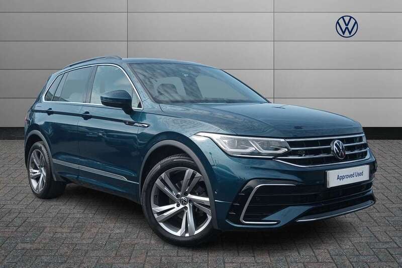 Blue Used 2023 VW Tiguan R-line Edition SUV | £24,999 (Good price) - Image 1/4