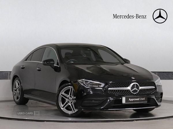 Black Used 2021 Mercedes CLA200 AMG Line Premium Plus Coupe | £23,995 (Expensive) - Image 1/4