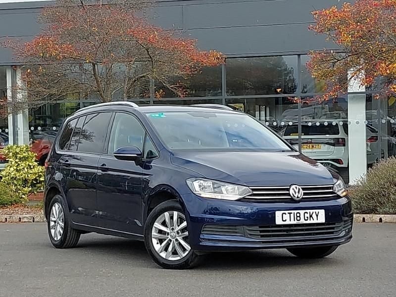 Blue Used 2018 VW Touran SE MPV | £14,998 (Fair price) - Image 1/4