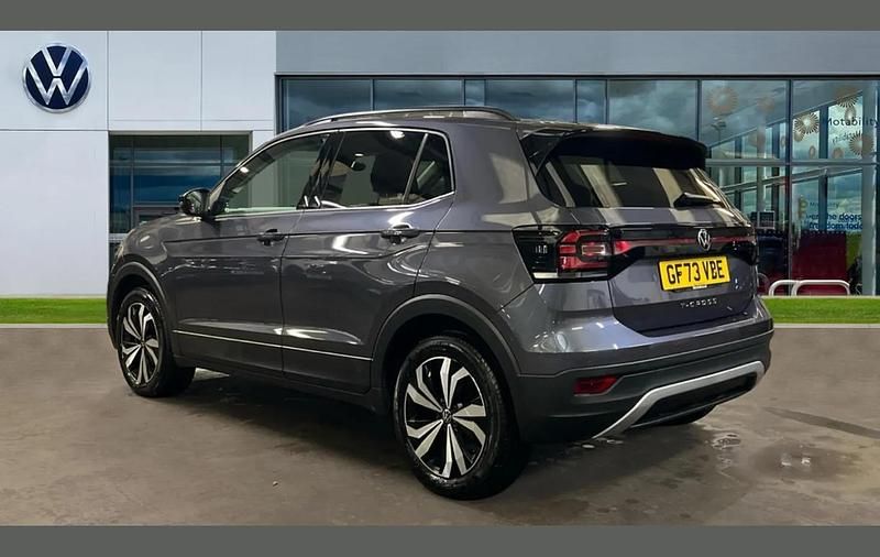Used VW T-Cross Black Edition 110 HP (80 kW) 2023 Smokey grey metallic SUV