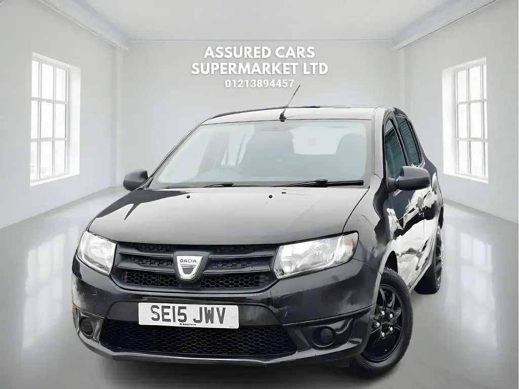 Begagnad Dacia Sandero Ambiance 75 HK (55 kW) 2015 Svart Halvkombi