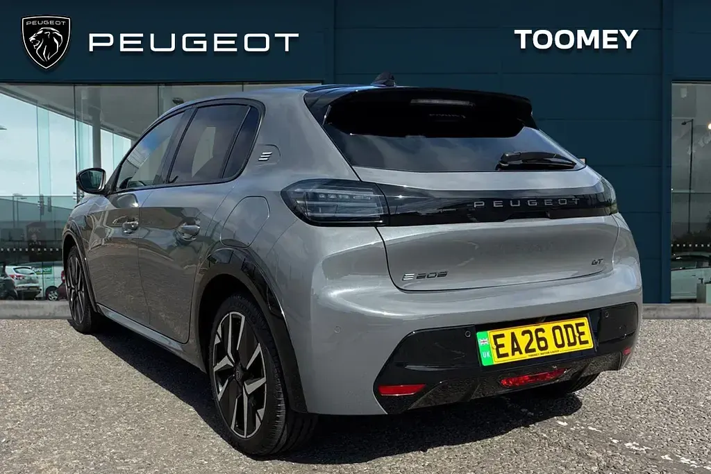 New Peugeot e-208 GT 113 kW (154 HP) 2026 Grey Hatchback