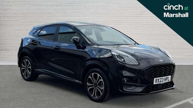 Black Used 2023 Ford Puma Gen-E ST-Line Hatchback | £16,795 (Fair price) - Image 1/4