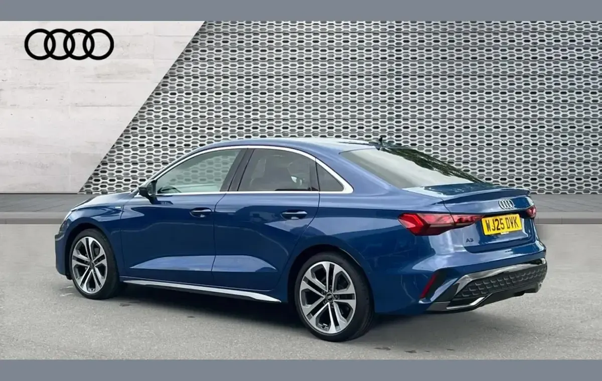 Used Audi A3 S-Line 113 HP (83 kW) 2025 Blue Sedan