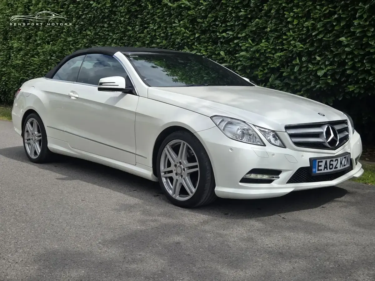 Used Mercedes E350 265 HP (194 kW) 2012 White Cabriolet