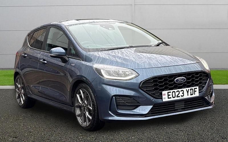 Used Ford Fiesta ST-Line 125 HP (91 kW) 2022 Blue Hatchback