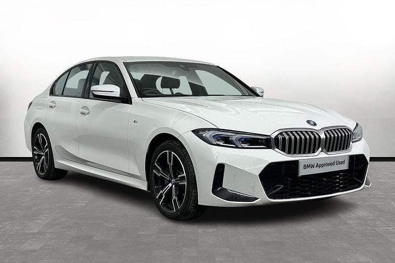 White Used 2024 BMW 330e M Sport Sedan | £33,400 (Good price) - Image 1/3