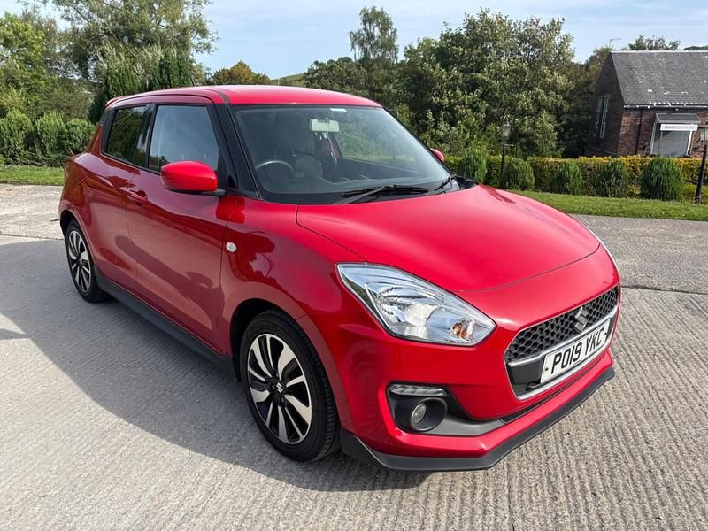 Red Used 2019 Suzuki Swift Hatchback | £7,350 (Fair price) - Image 1/4