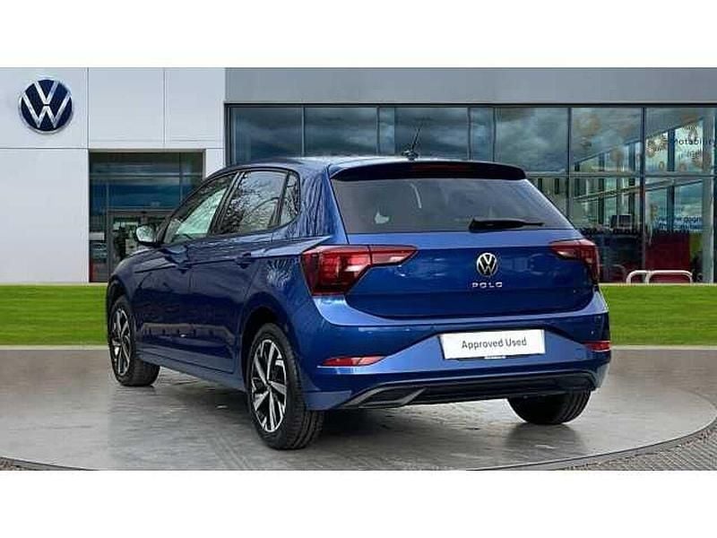 Used VW Polo Match 95 HP (69 kW) 2025 Blue Hatchback