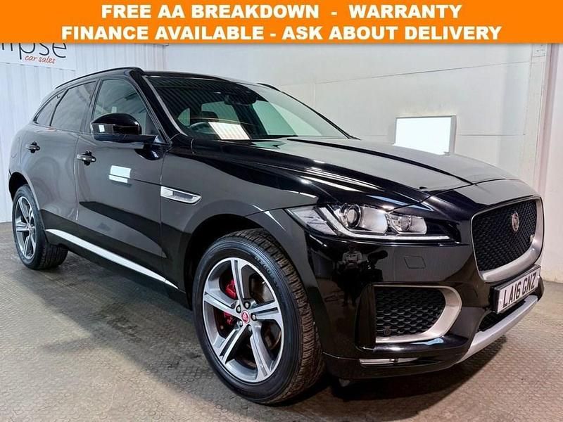 Black Used 2016 Jaguar F-Pace S SUV | £17,495 (Fair price) - Image 1/3